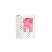 Ornament - hang losse aap beeldje 'de legende' - roze - 11x7x19cm