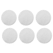 Zilverrondglas - Set van 6