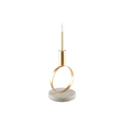Chandelier rond doré mat H.17 cm