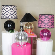 Lamp - Disco Ball - Glass - silver - 20x20x20cm