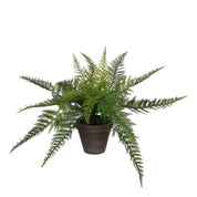 Fougère artificielle en pot Stan - H38 x Ø50 cm - Vert