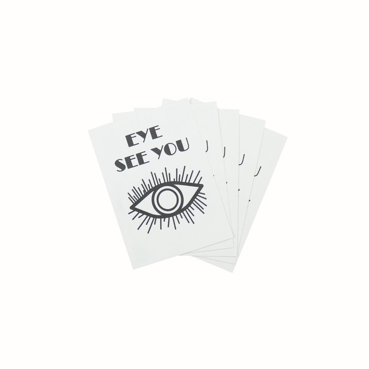 Postcard - Paper - Eye See You - Set of 5 