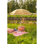 Parasol de plage en forme de cœur - H180 x Ø160 cm - Bruin