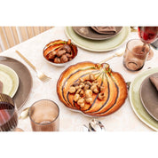 Orange Pumpkin Bowl - 
