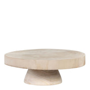 Pia Plantenstandaard - H11 x Ø30 cm - Hout - Lichtbruin