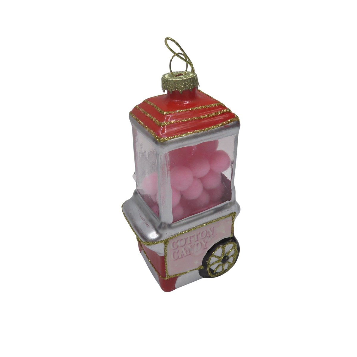 Christmas pendant - Candy machine - Glass - 6x5x11cm