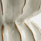 Altea Vase - H35 x Ø33 cm - Ceramic - Off White