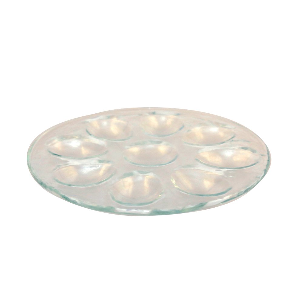 Transparent Glass Egg Tray
