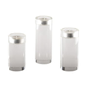 14 CM RONDE GLAZEN KAARSHOUDER