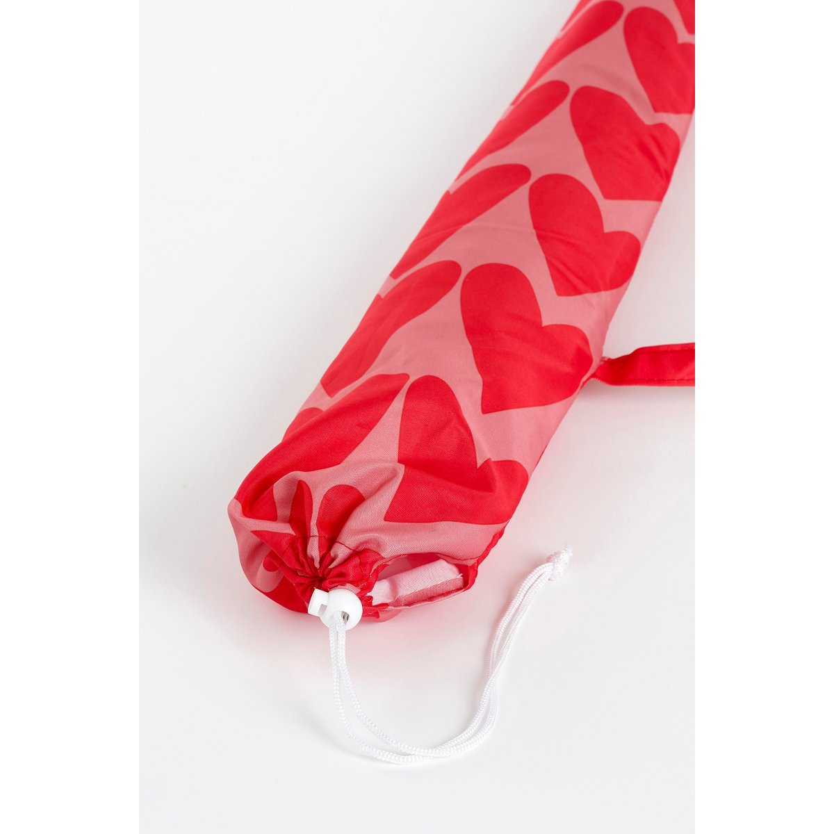 Parasol de plage en forme de cœur - H180 x Ø160 cm - Rose