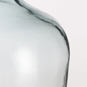 Diego Bottle Vase - H42 x Ø27 cm - Recycled Glass - Transparent