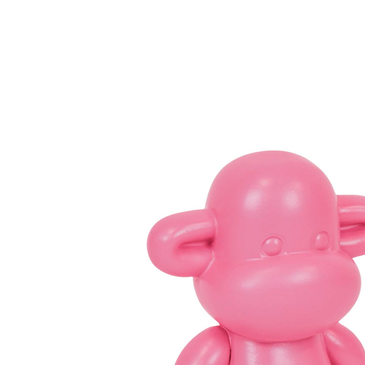 Ornament - monkey  - pink - 33x21x50cm