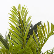 Artificial Cycas Palm Plant in Flower Pot Stan - H37 x Ø44 cm - Green