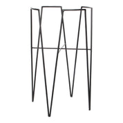 Blom Plant Stand - L30 x W30 x H50 cm - Metal - Black