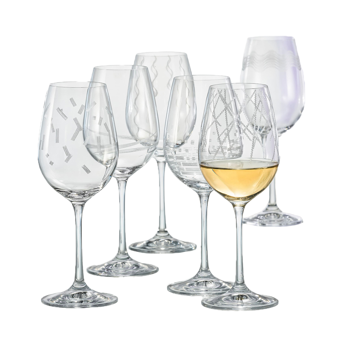 Set of 6 Tempofelica Wine Glasses 350 ml