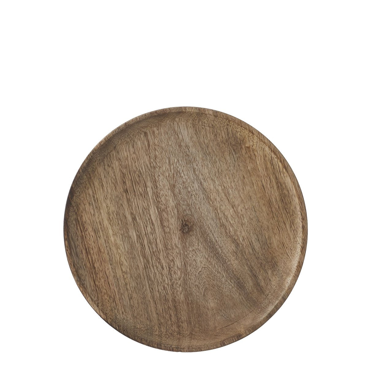 Duko Plate - Ø30 cm - 100% FSC Mango wood - Brown