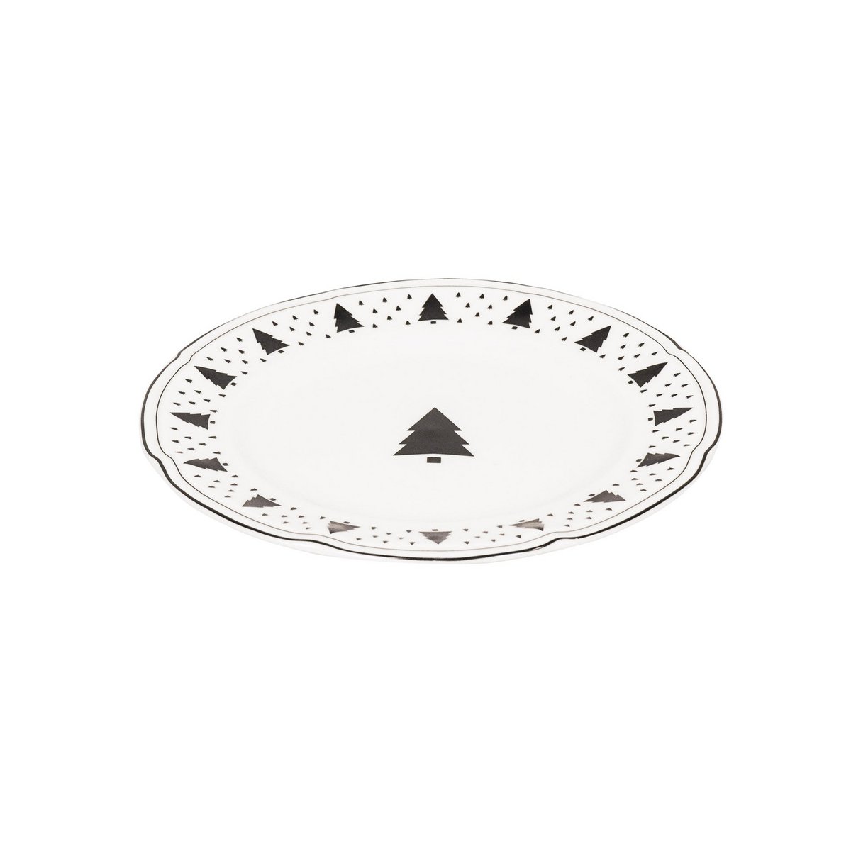 Plate - Christmas tree - 19.5 x 19.5 x 1.2 cm