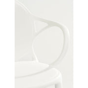 Nebraska Garden chair - L56 x W57 x H80 cm - Polypropylene - White
