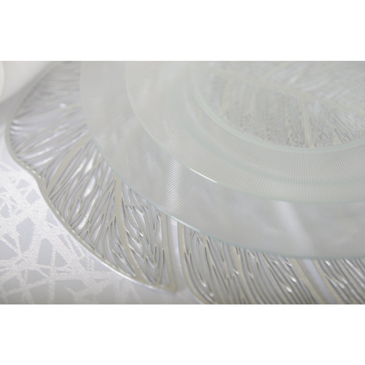 ZILVEREN FILIGREE BLADPLATTER