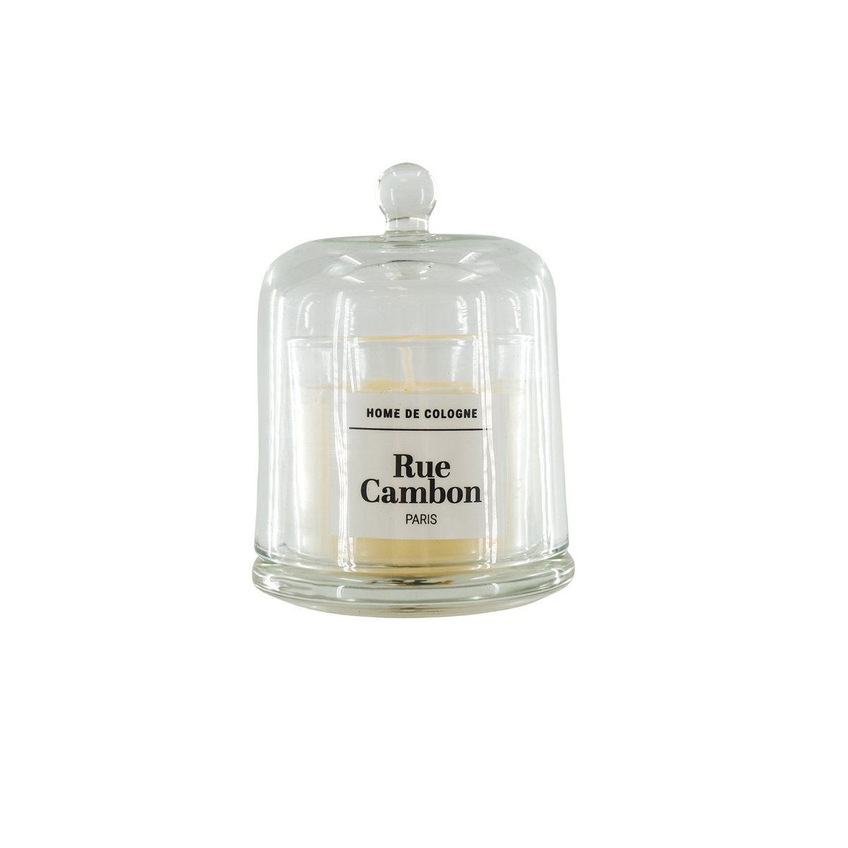 Scented candle - Glass dome Rue Cambon Paris - 100 Gram