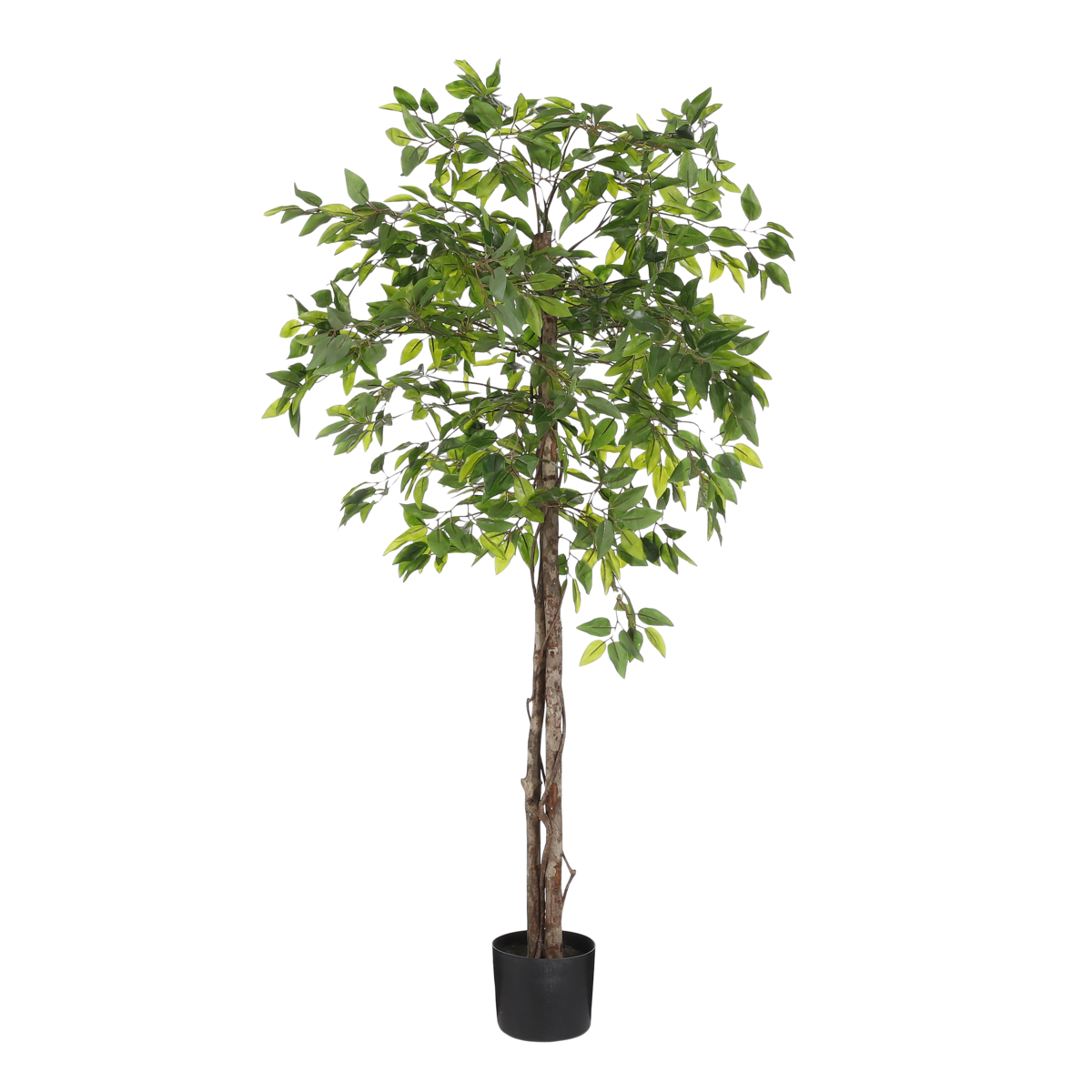 Ficus artificiel en pot - H150 x Ø50 cm - Vert