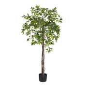 Ficus artificiel en pot - H150 x Ø50 cm - Vert