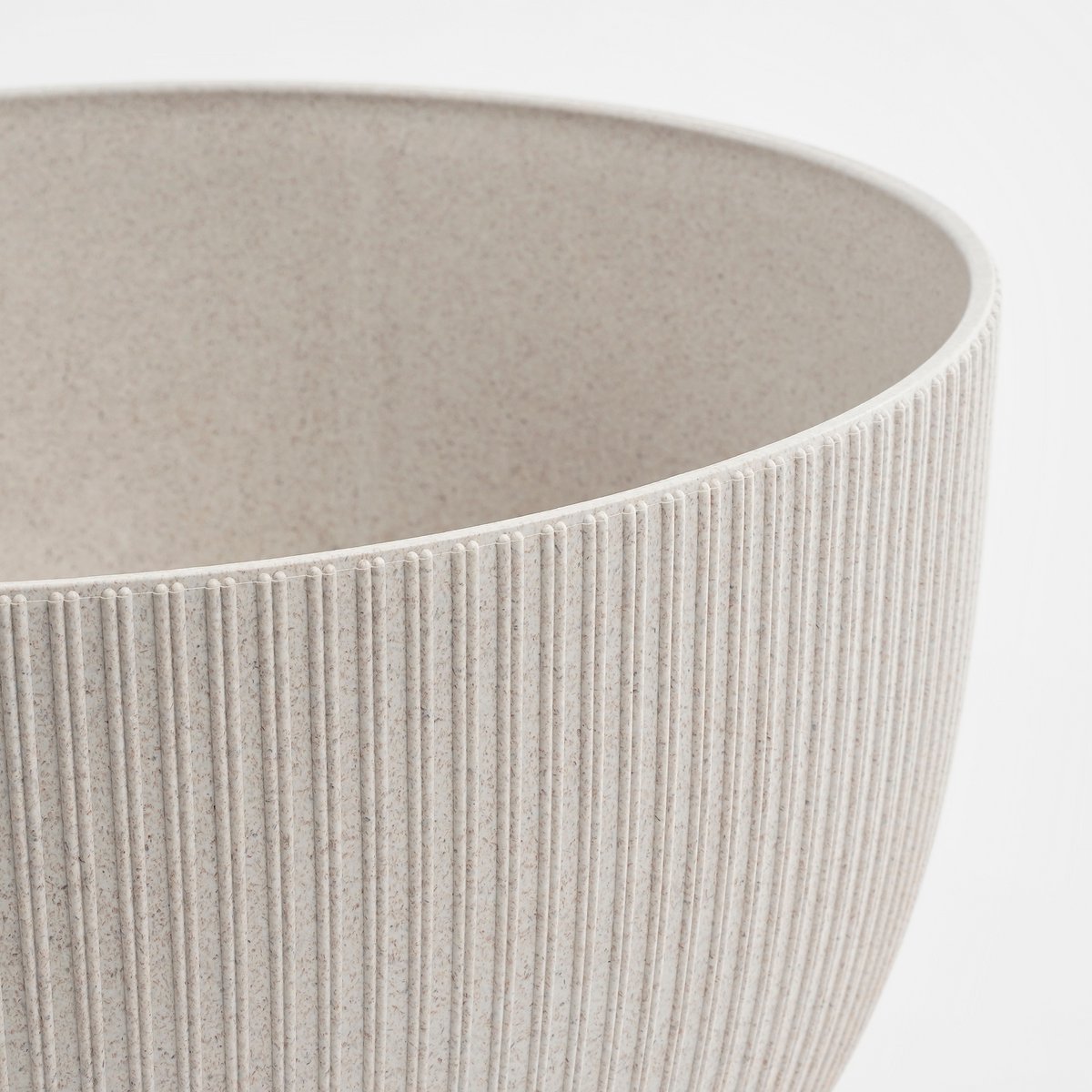 Doppio Flowerpot on Legs - H21 x Ø40 cm - Polypropylene - FSC Mix - Off White