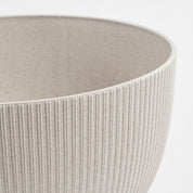 Doppio Flowerpot on Legs - H21 x Ø40 cm - Polypropylene - FSC Mix - Off White