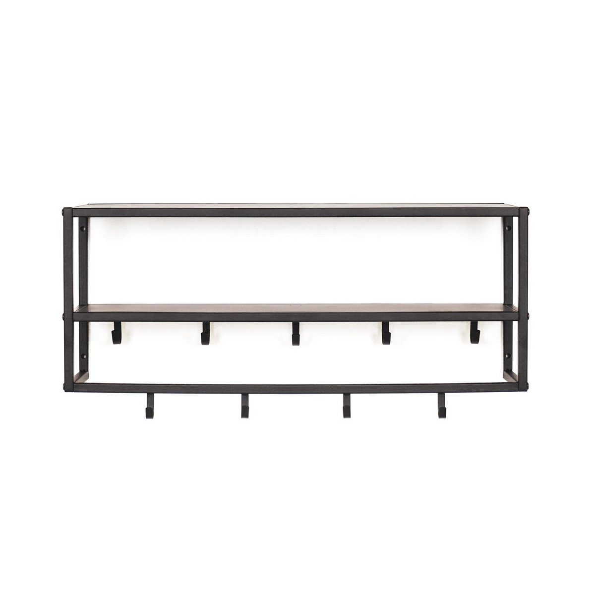 Coat rack - Shelves - Metal - Black 