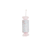 Christmas ornament - Candy Rectangular-Foam-Pink/Glitter- 28x15cm