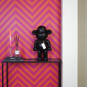 Ornament - monkey - black - 33x21x50cm