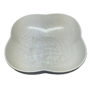 White Floral Porcelain Salad Bowl 25.5 cm