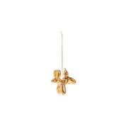 Ornament - Ballon Hondenhanger - Keramiek - Goud - 6,5x3x6cm