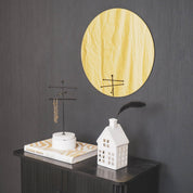 Jewelry holder - Marble/Metal - Black - 15x14x25.5cm