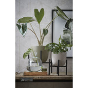 Ascot Plant Stand - L24 x W24 x H25 cm - Metal - Black