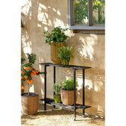 Durban Flowerpot Outside - Set of 3 - H36 x Ø40 cm - Recycled plastic - Brown