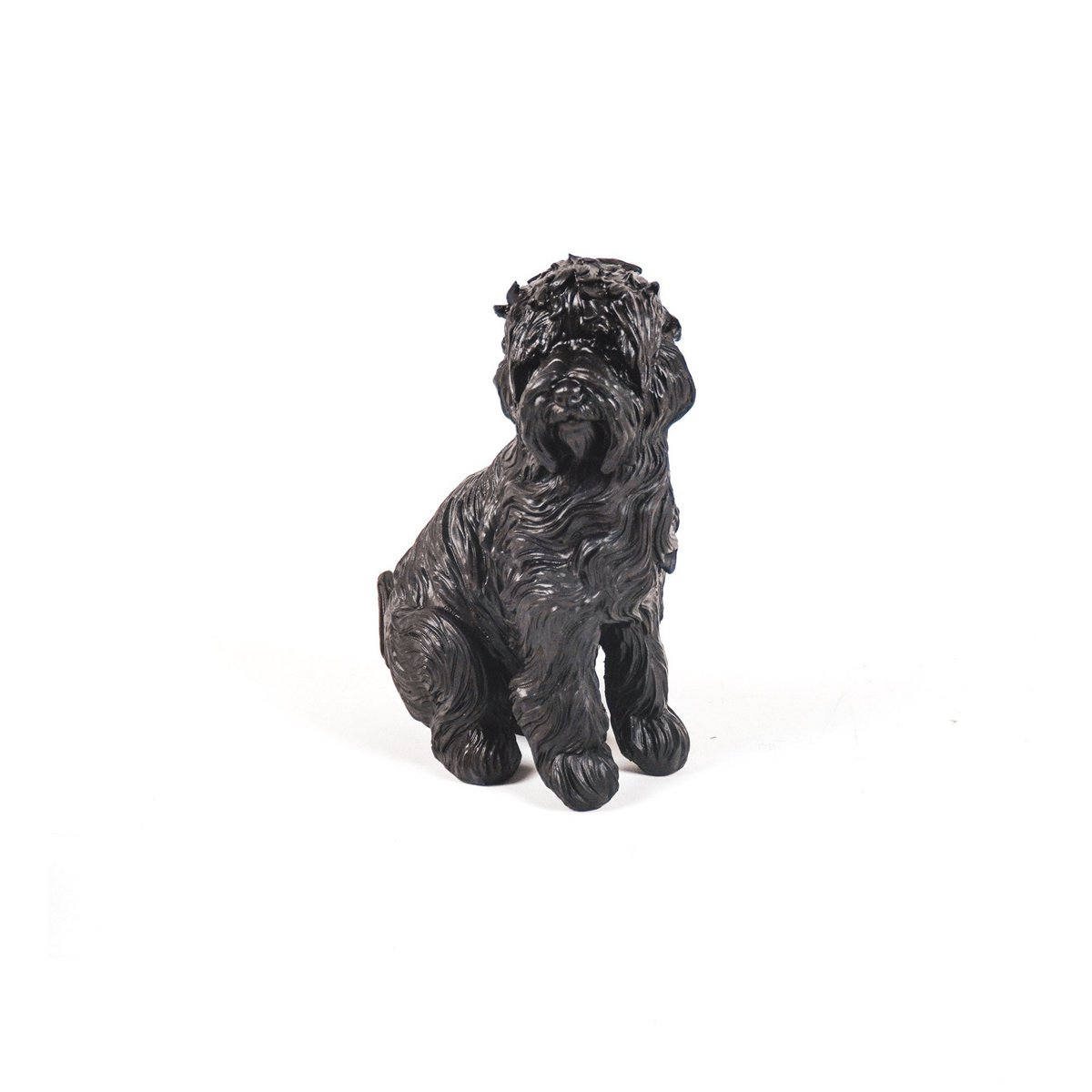 Ornament - Labradoodle Dog - Polyresin - Black - 16x23.5cm