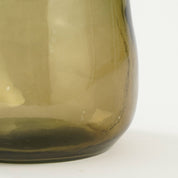 Pinto Vase - H51 x Ø22 cm - Recycled Glass - Taupe
