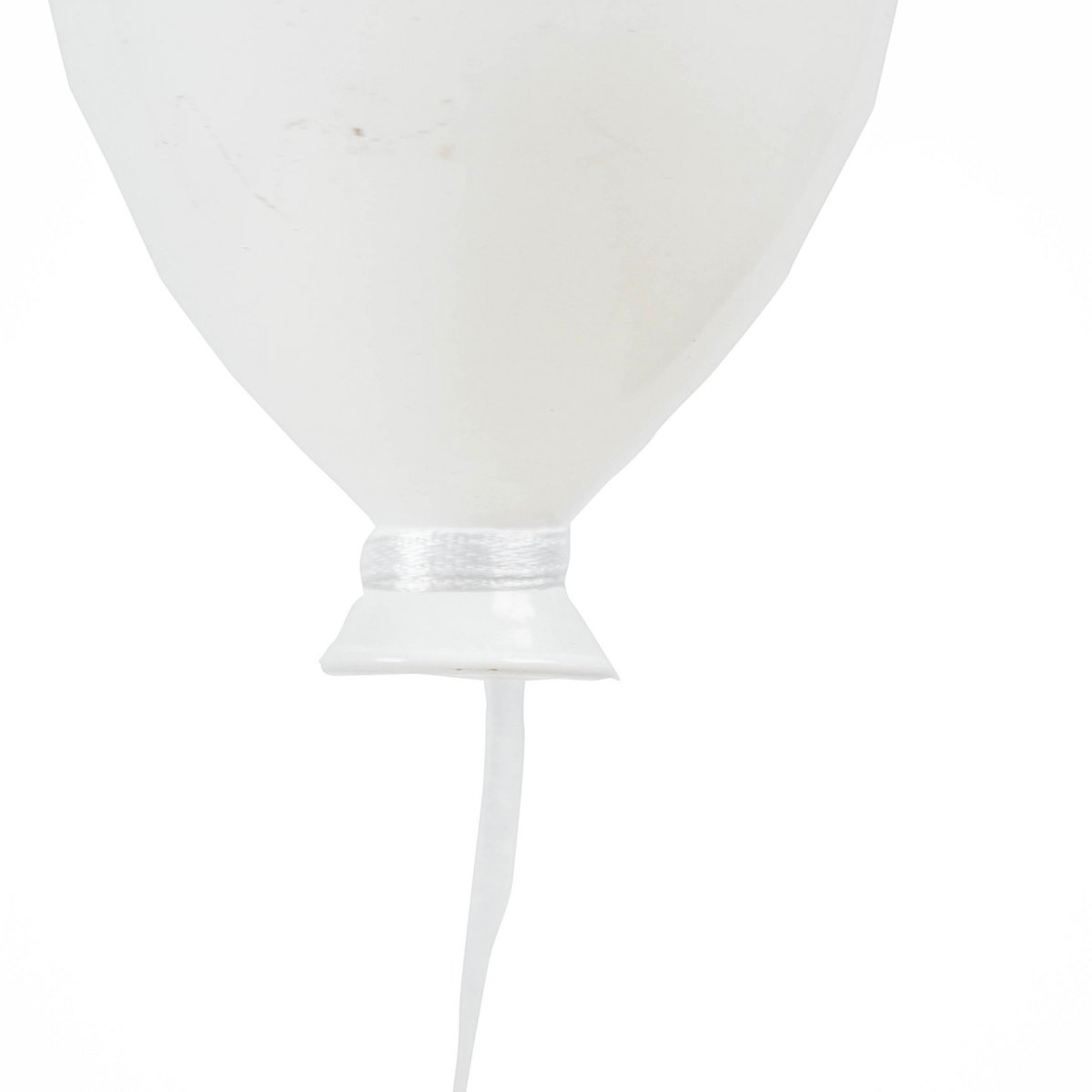 Ornament - Balloon - Glass white 