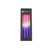 Taps - dip dye - wash - pink/white/purple - Set of 4