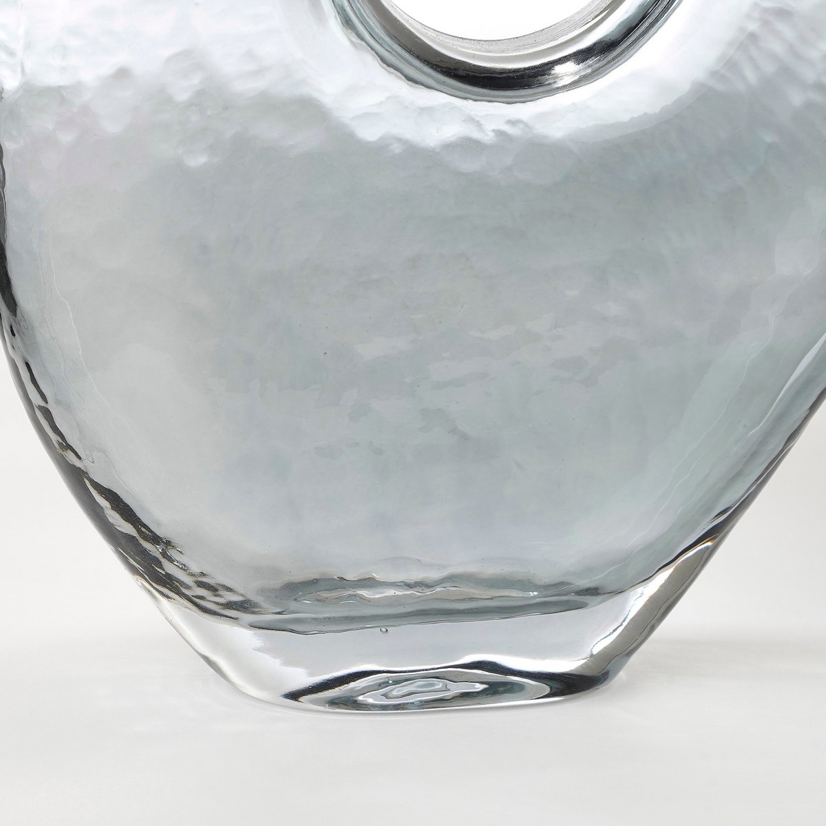 Jay Vase - L18 x W8 x H23 cm - Glass - Gray