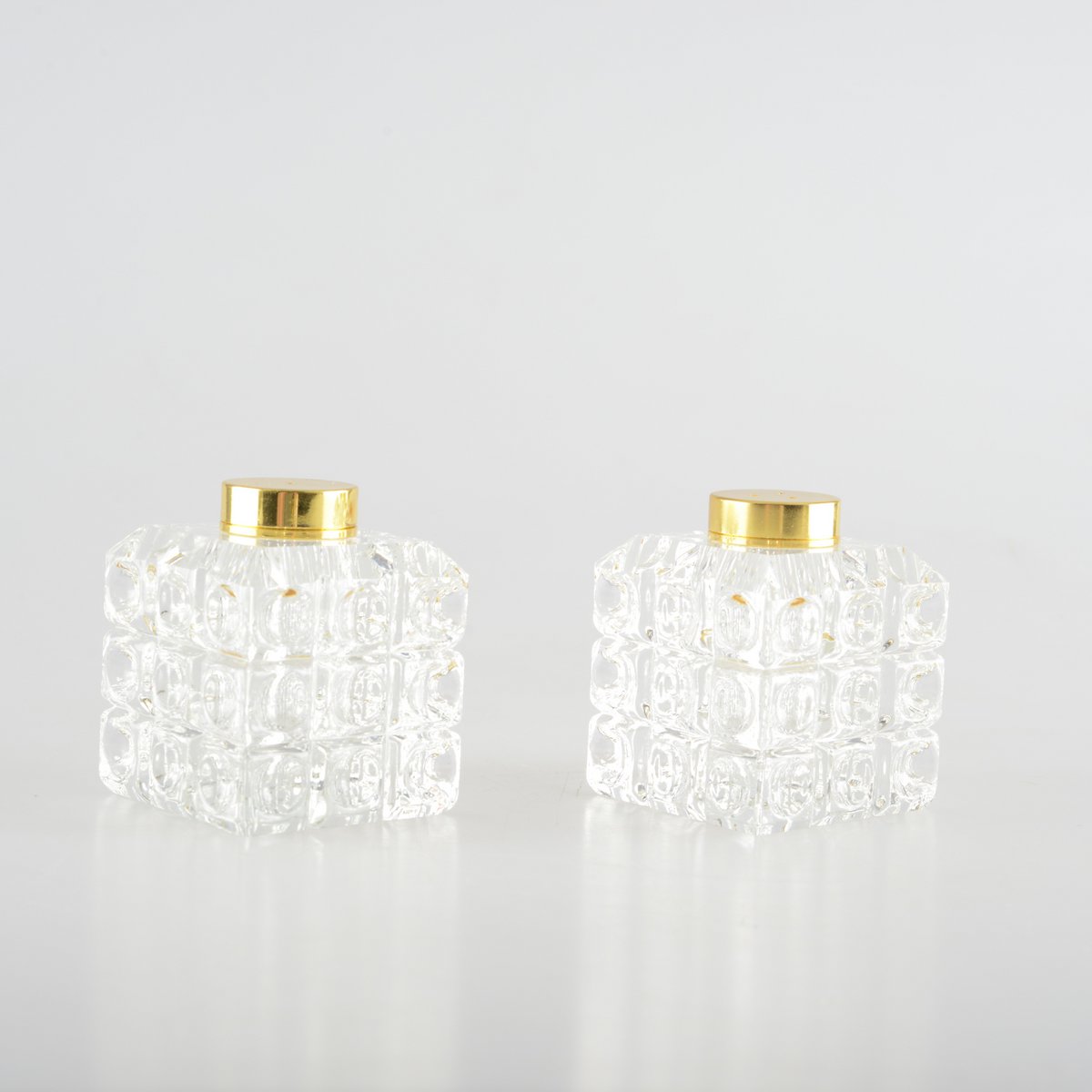 Salt and Pepper Shakers Golden