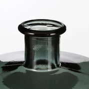 Guan Bottle Vase - H26 x Ø21 cm - Recycled Glass - Green