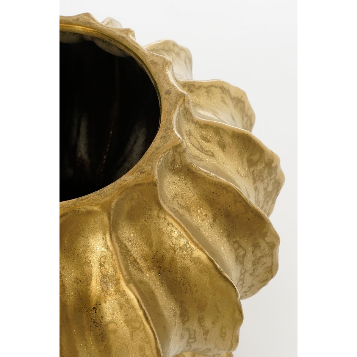 Altea Vase - H35 x Ø33 cm - Gold