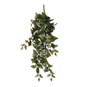 Tradescantia artificielle suspendue - L15 x l20 x H54 cm - Vert