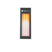 Candle dip dye tapered - set of 4