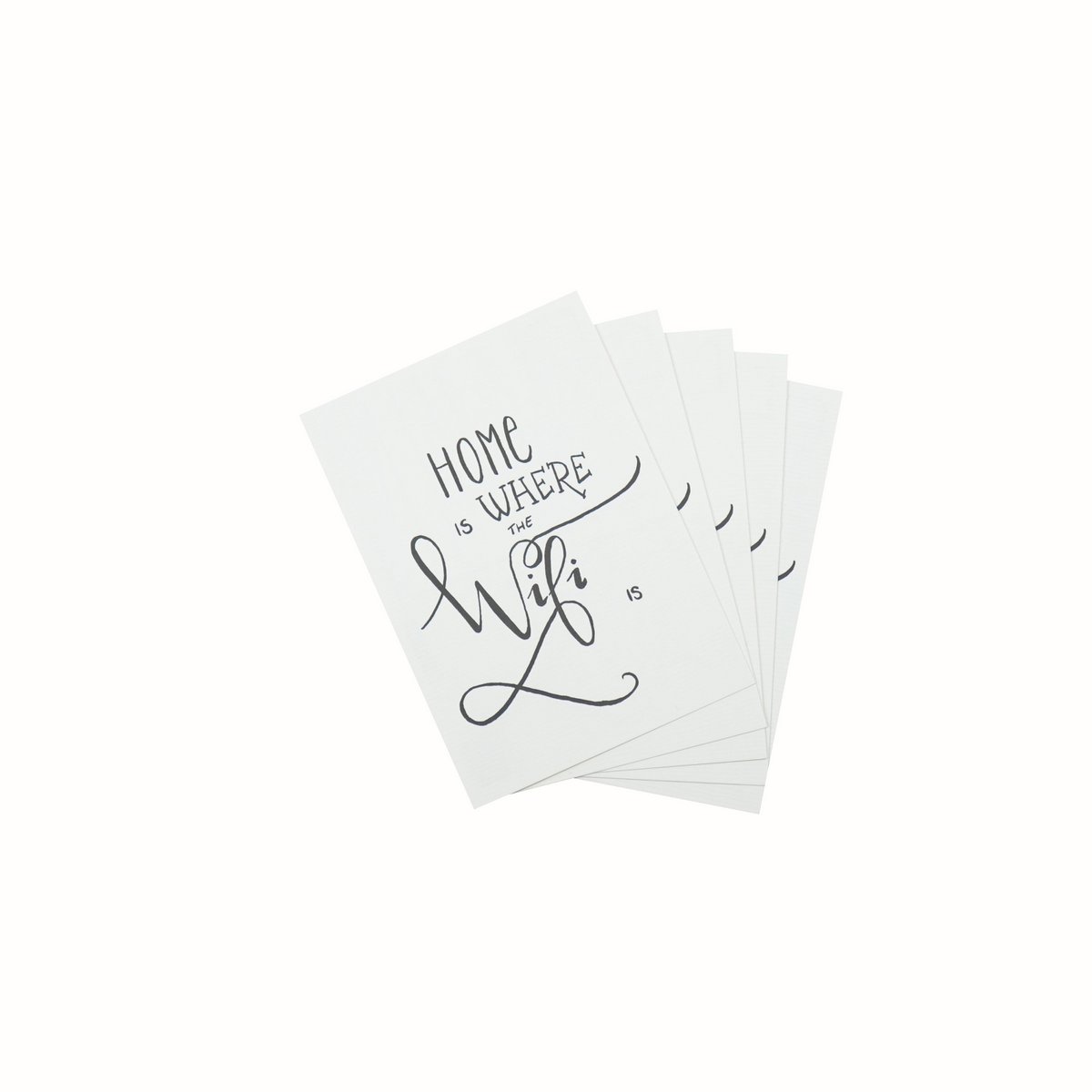 Postcard - Home Wifi - Set of 5