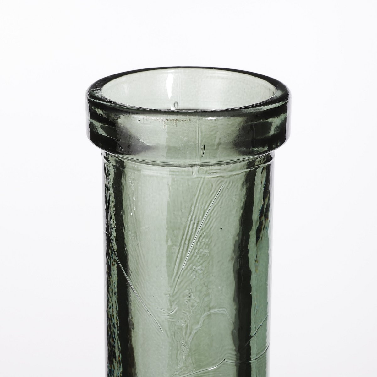 Rioja Bottle Vase - H50 x Ø15 cm - Recycled Glass - Green