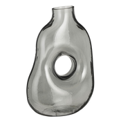 Jay Vase - L19 x W11 x H25 cm - Glass - Light gray