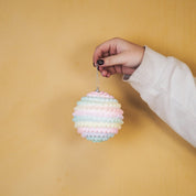 Christmas pendants - Christmas balls - Foam - Unicorn colors - S3 - 10cm
